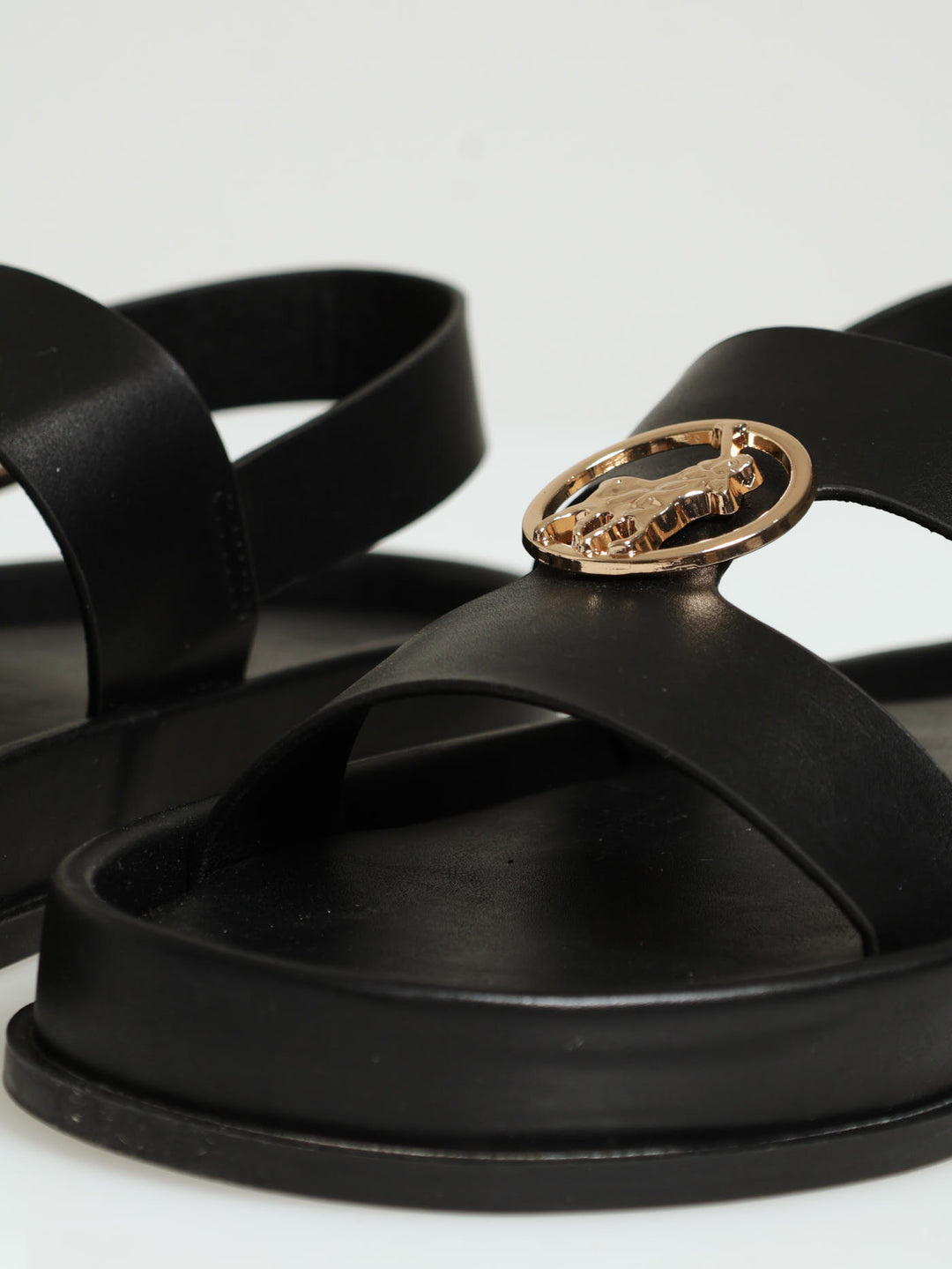 Polo Moulded Unit Trim Sandal - Black