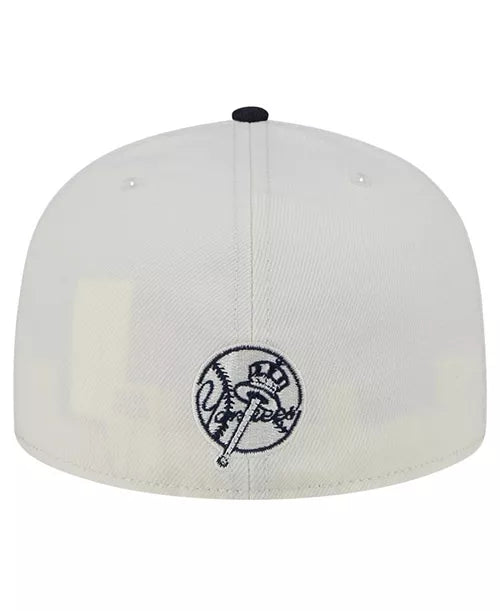 New Era New York Yankees Lonestar 59FIFTY Fitted Cap – Cream/Navy