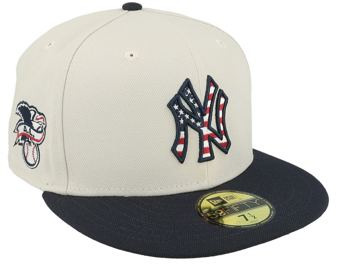 New York Yankees Mlb24 July4 59FIFTY Stone/Navy Fitted - New Era