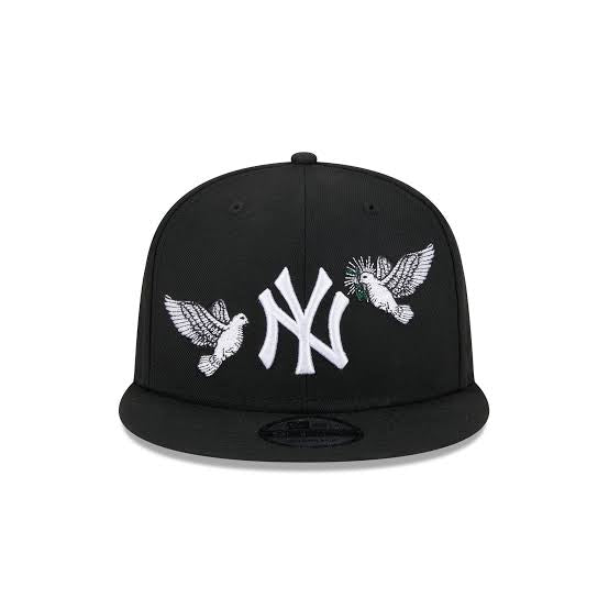 Black New York Yankees Green Bottom Peace New Era 9FIFTY Snapback