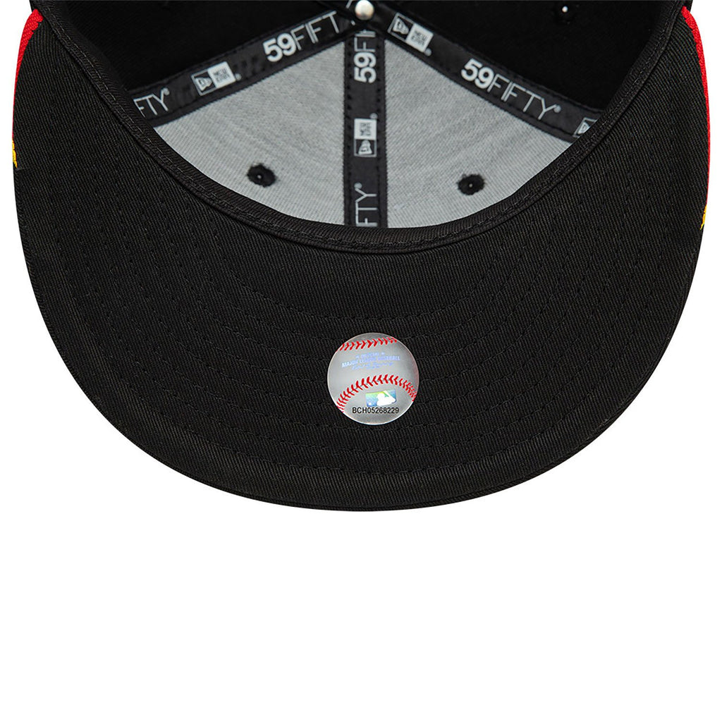 New Era Boston Red Sox Flame Visor Fitted Cap