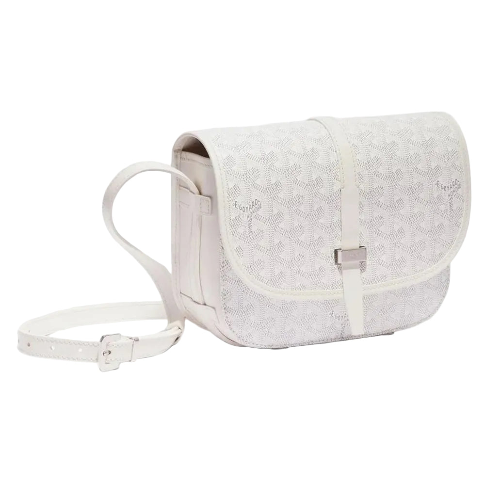 GOYARD BELVEDERE PM “WHITE”