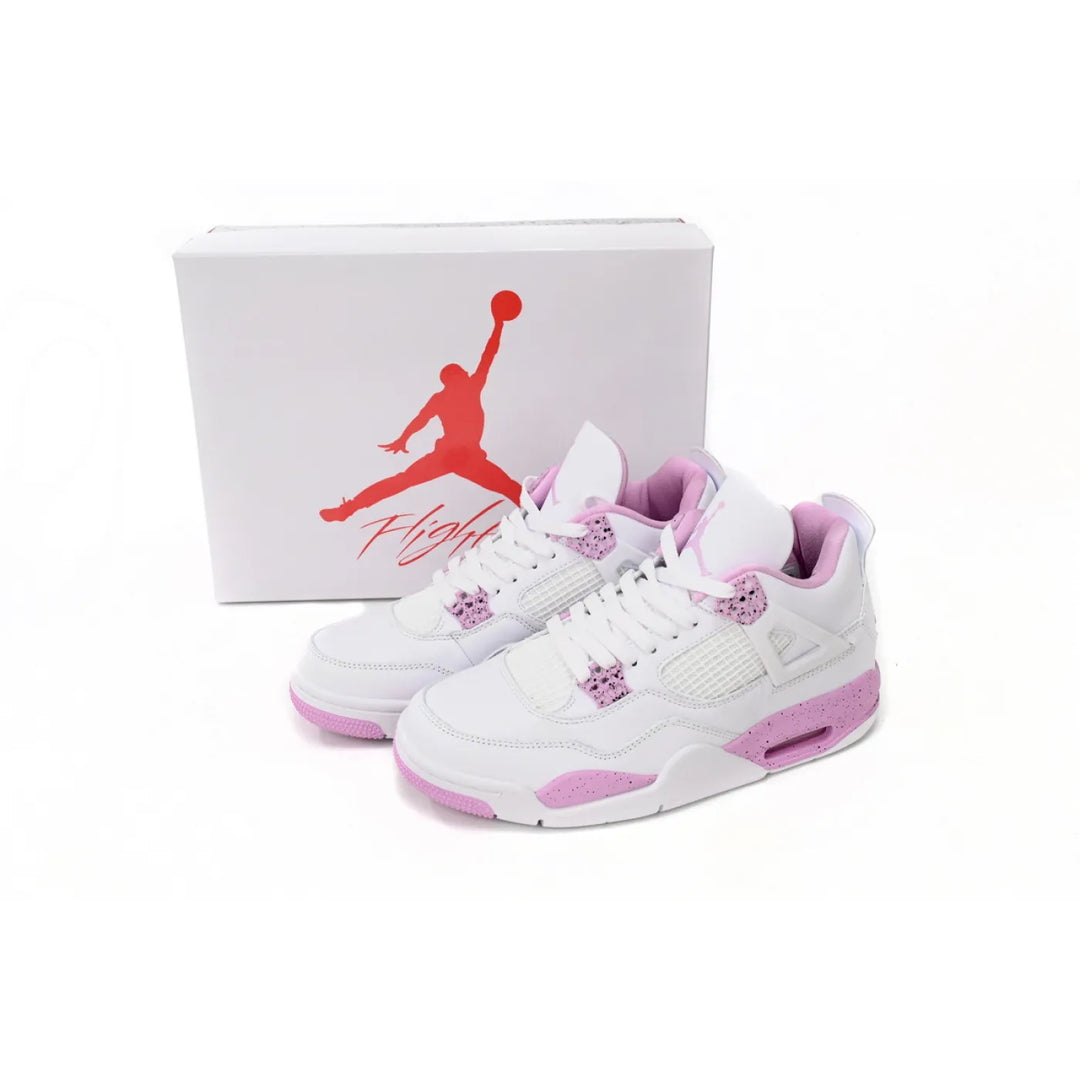 Air Jordan 4 White & Pink