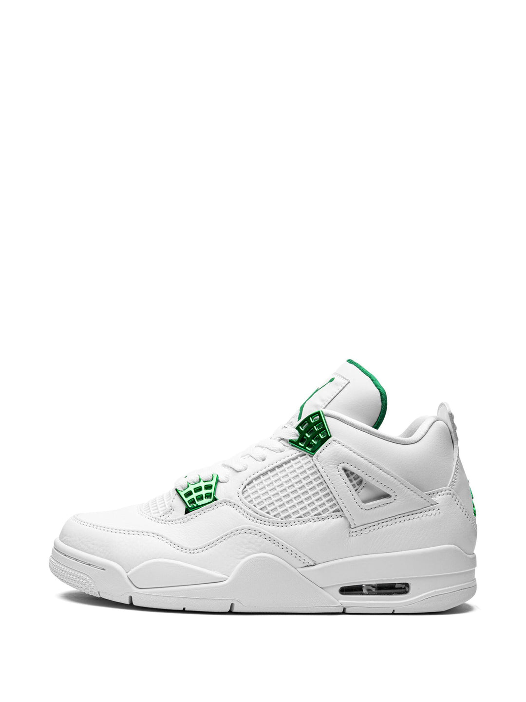 Air Jordan 4 Retro sneakers 'White Metallic Green'