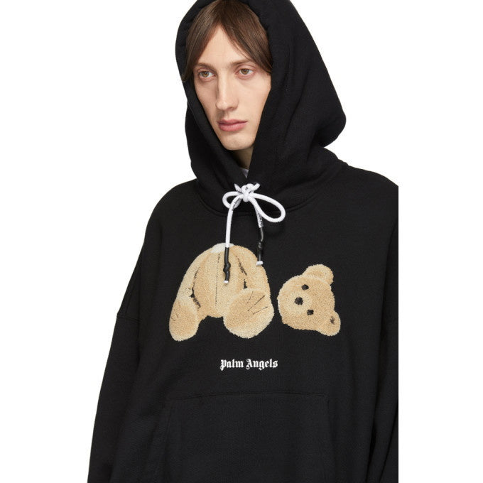 Palm Angels Black Kill The Bear Hoodie