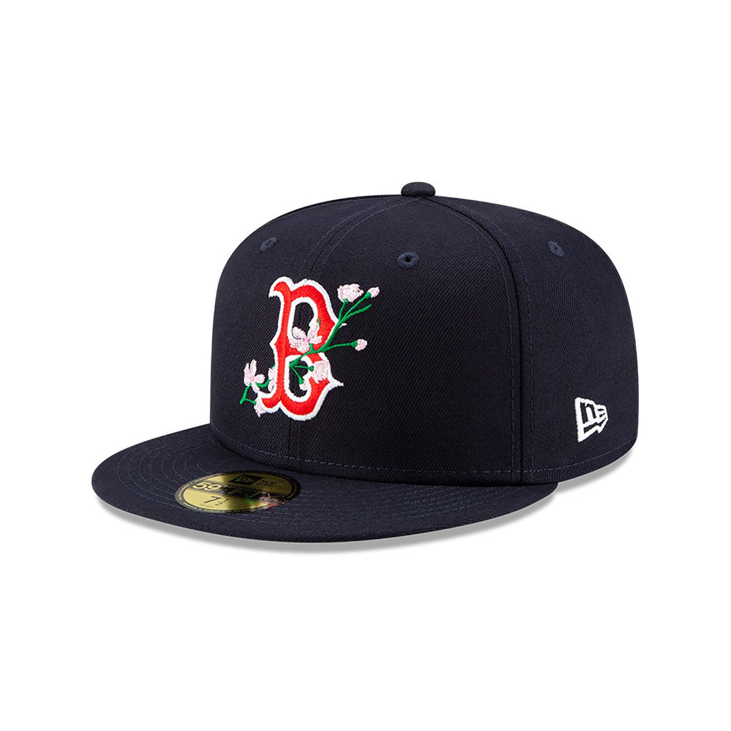New Era Boston Red Sox 59FIFTY Bloom Fitted Cap – Navy
