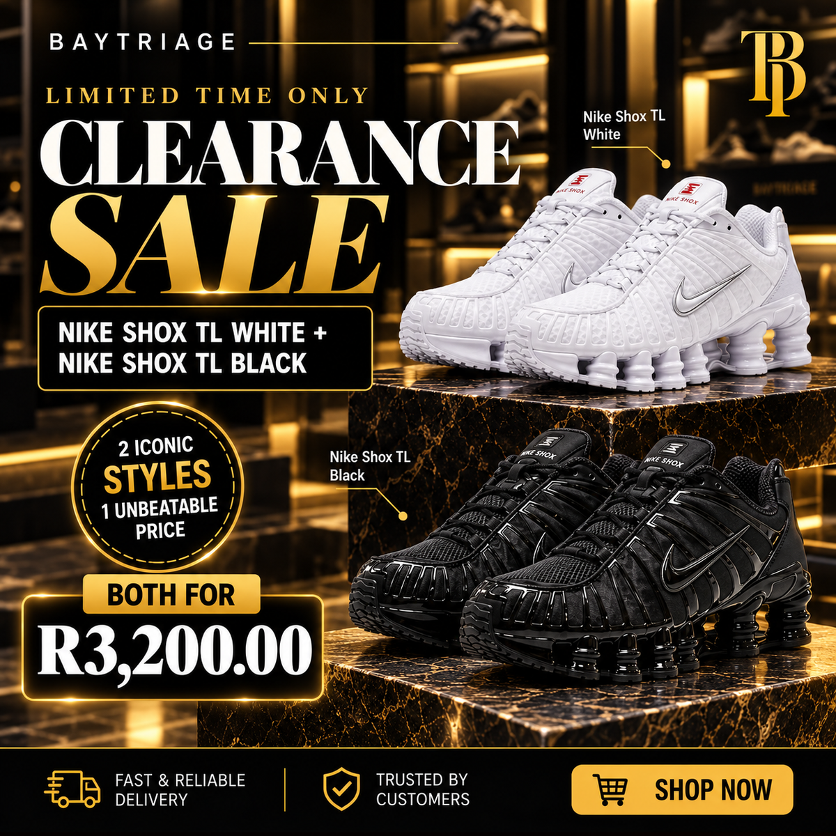 Two Nike Shox Combo Deal