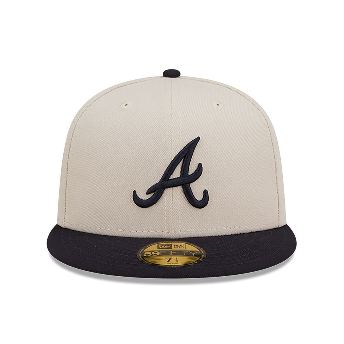 Atlanta braves athletics 59FIFTY Side Patch classic white