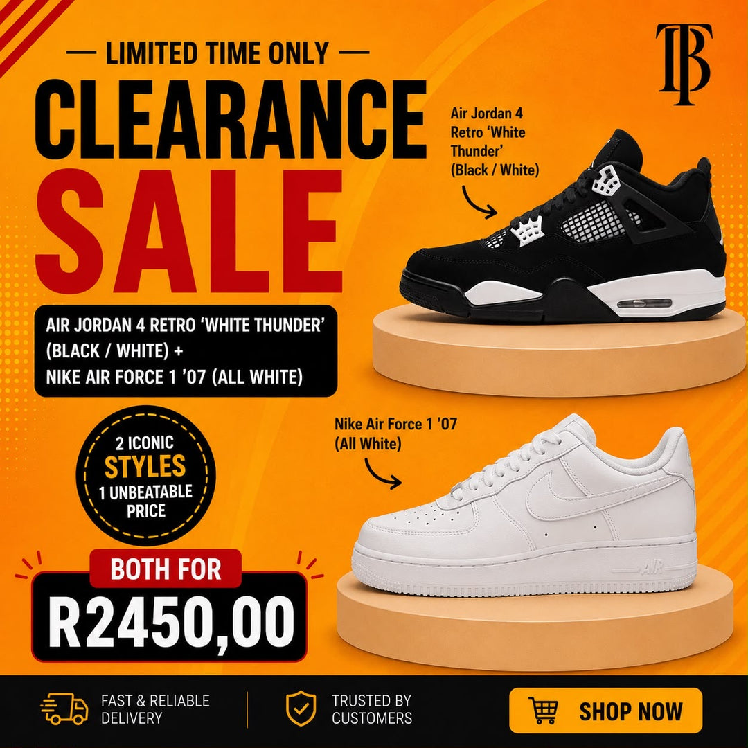 Jordan 4s and Air Force 1 Combo Deal