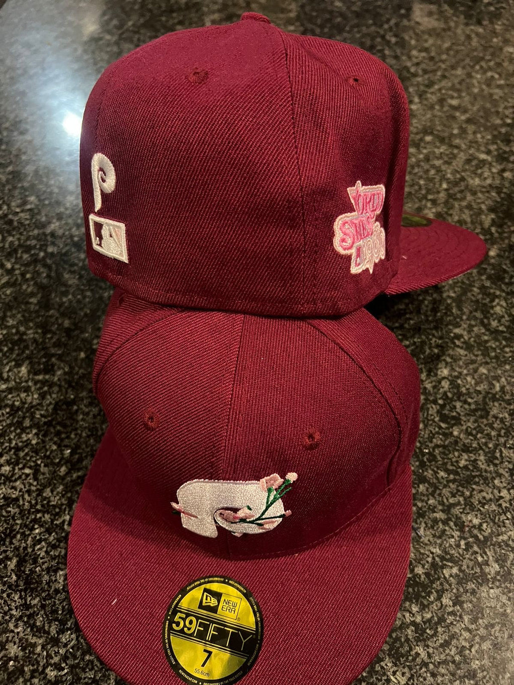 New Era Philadelphia Phillies 1980 World Series Side Patch Bloom 59FIFTY Fitted Cap