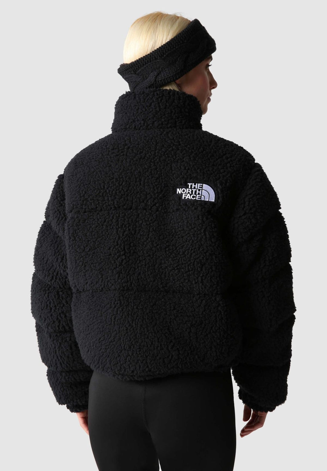 Fluffy north-face winter jacket