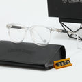 Chrome heart glasses - clear & silver badges