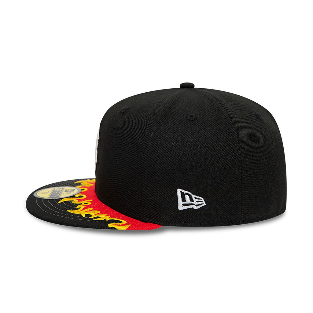 New Era Boston Red Sox Flame Visor Fitted Cap