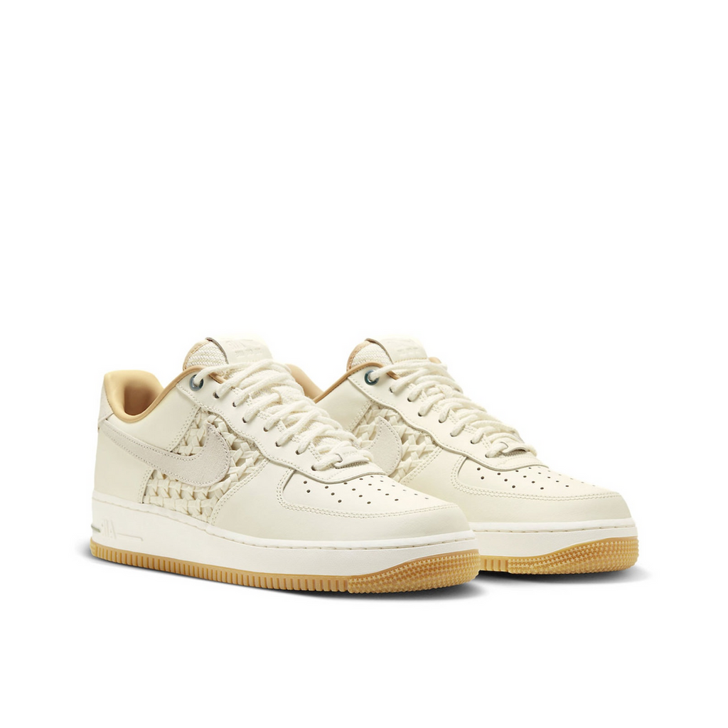 Nike Air Force 1 Low "NAI-KE" Sneakers – Cream Woven