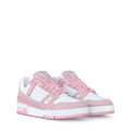 Louis Vuitton LV Trainer Sneakers – White/Pink
