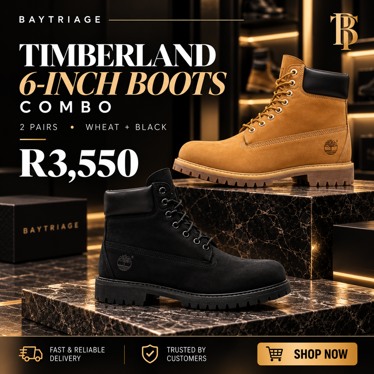 Two Timberlands Combo Deal