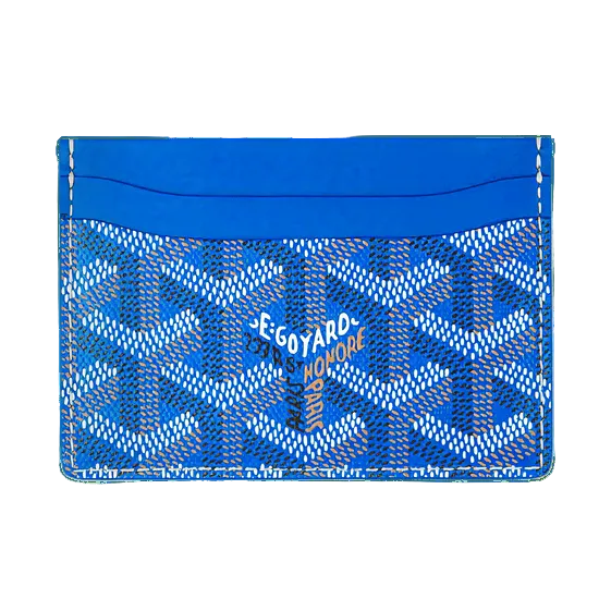 GOYARD SAINT-SULPICE CARD WALLET “SKY BLUE”