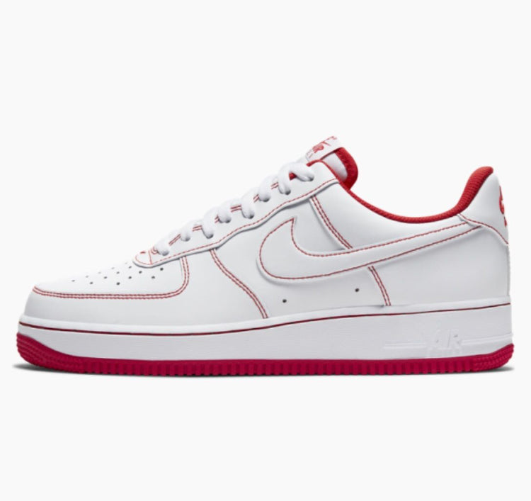 Air force 1s red outline