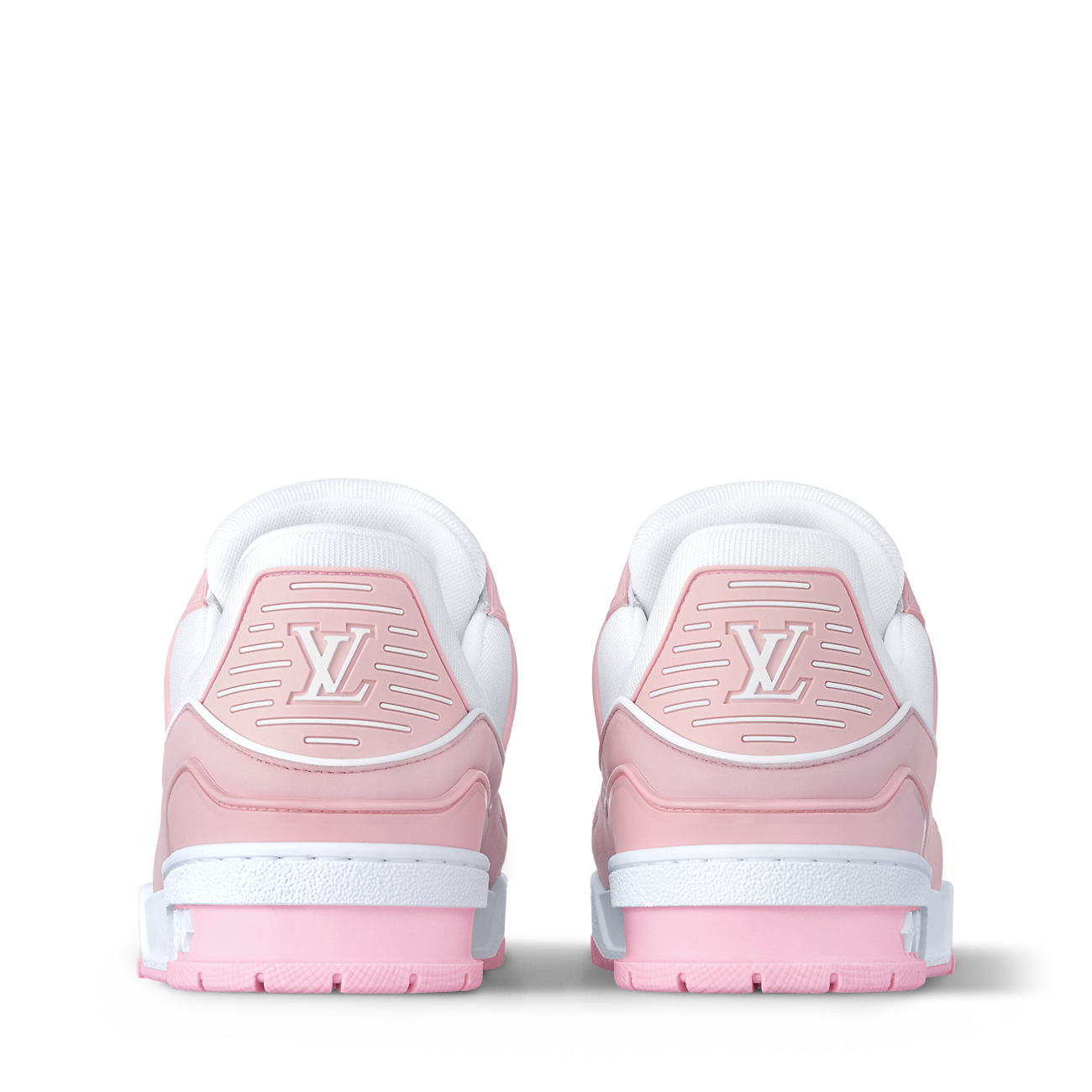 LOUIS VUITTON LV TRAINER WHITE PINK FULLY BOXED
