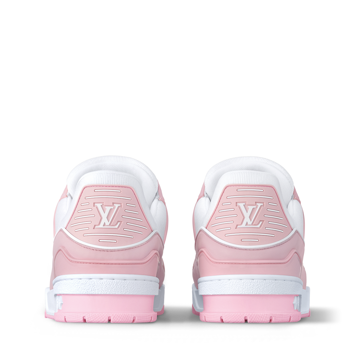 Louis Vuitton LV Trainer Sneakers – White/Pink