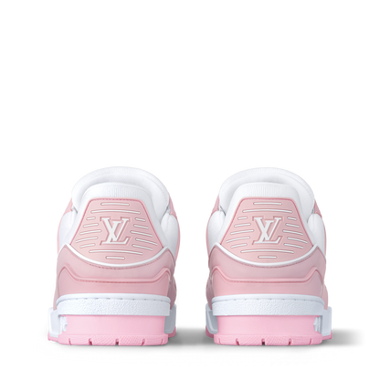 LOUIS VUITTON LV TRAINER WHITE PINK FULLY BOXED