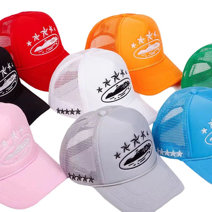 CORTEIZ ALCATRAZ TRUCKER HAT WHITE / GREEN