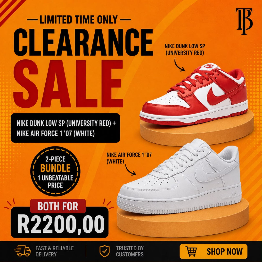 Nike Dunk Lows and Air Force 1s Combo Deal
