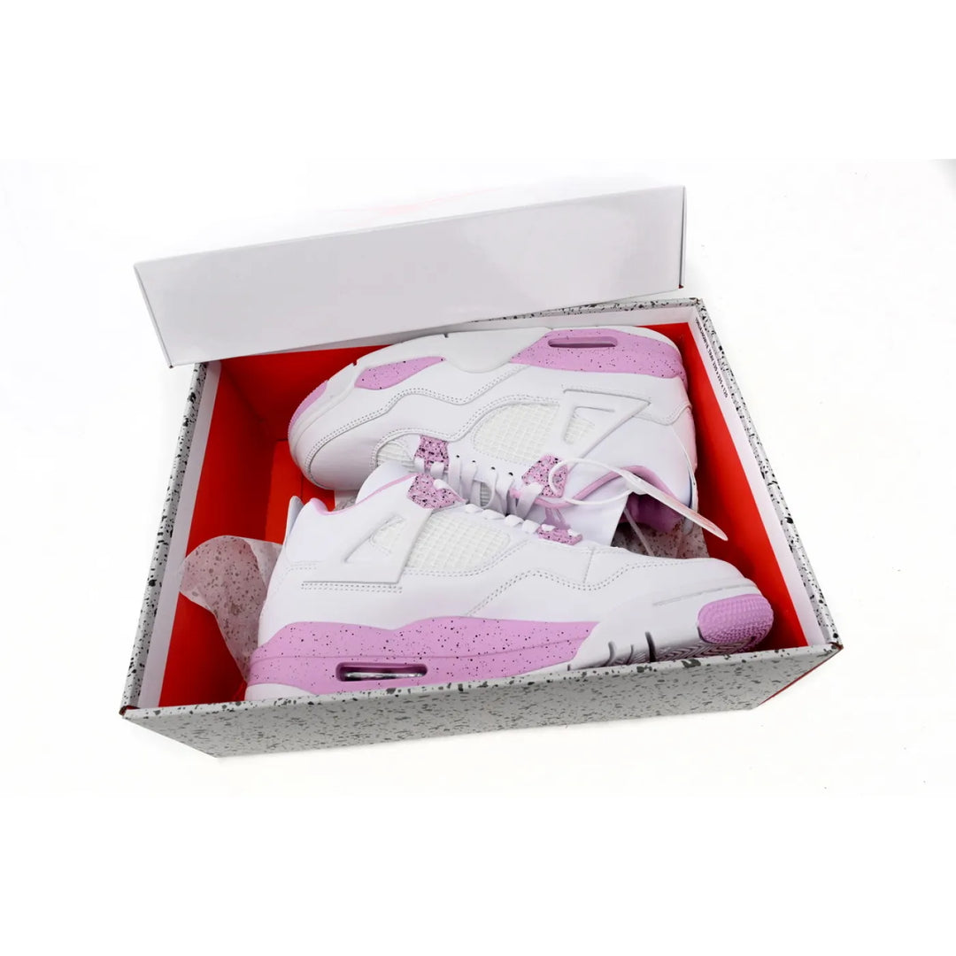 Air Jordan 4 White & Pink