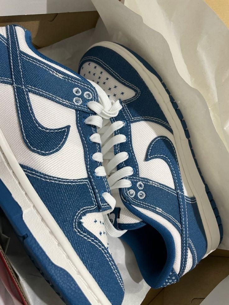 Dunk Low Shashiko "Industrial Blue" sneakers