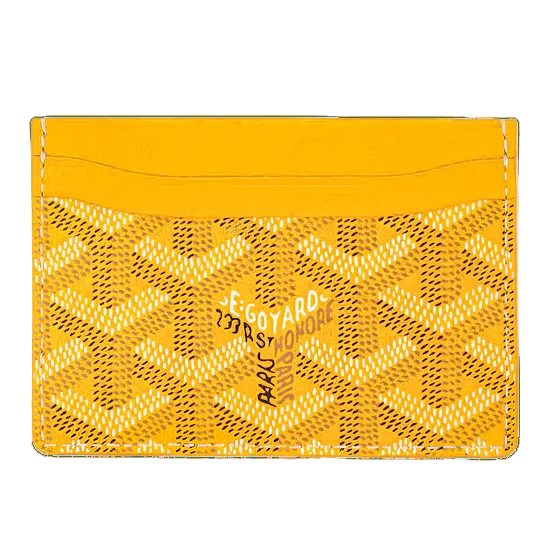 GOYARD SAINT-SULPICE CARD WALLET “YELLOW”
