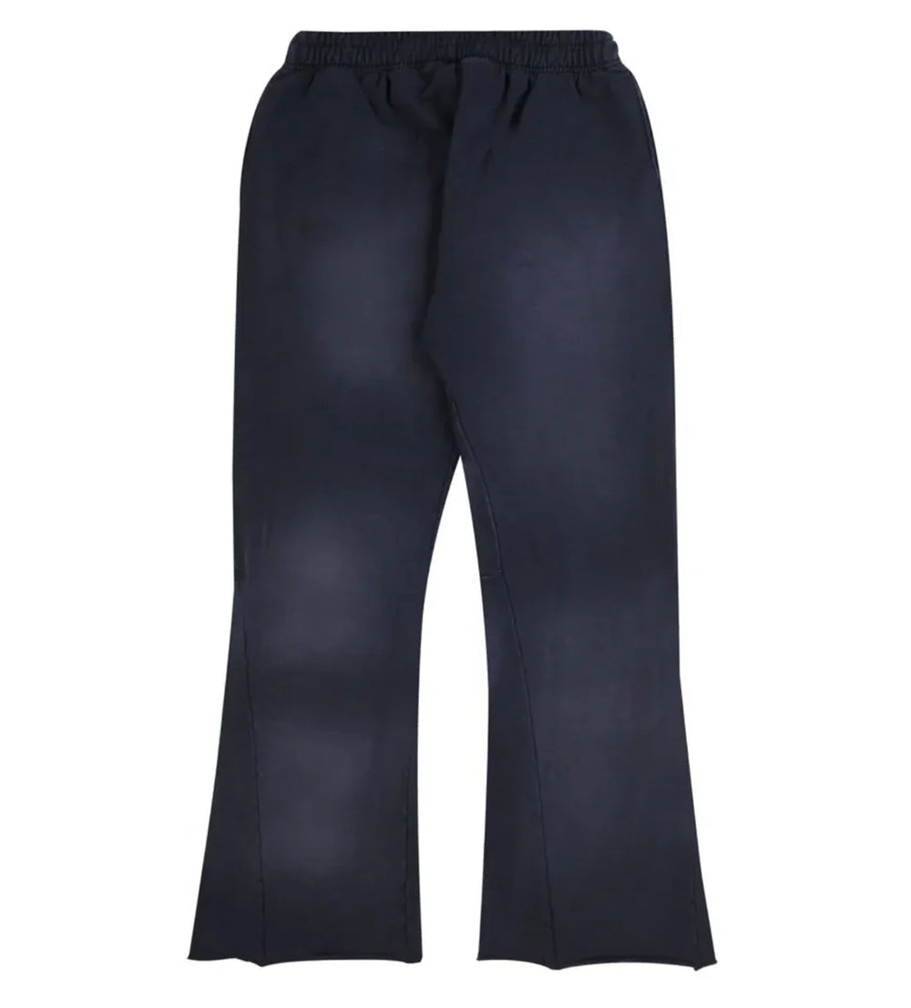 Flame Flare Hoodie + Flare Pants Set – Black