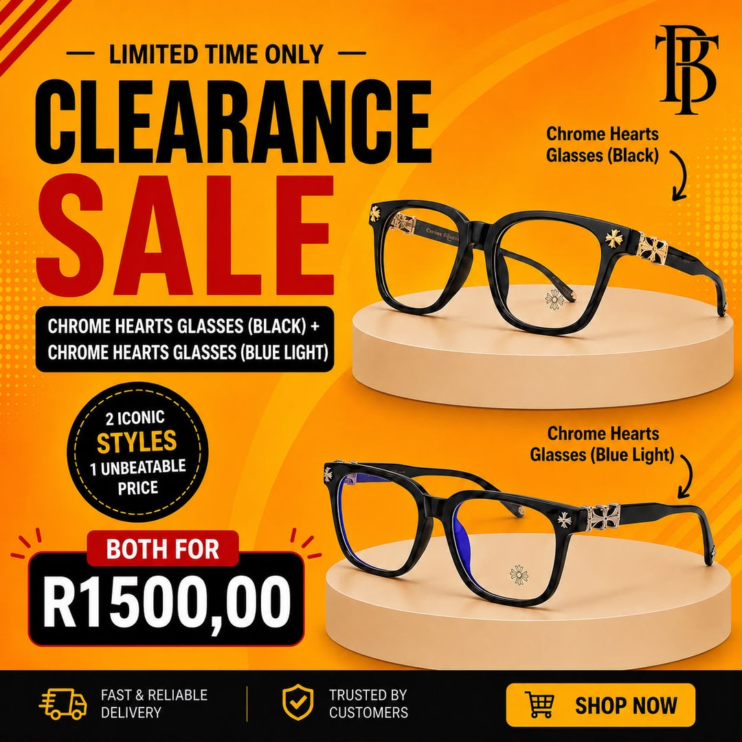 Two Chrome Heart Glasses Combo Deal