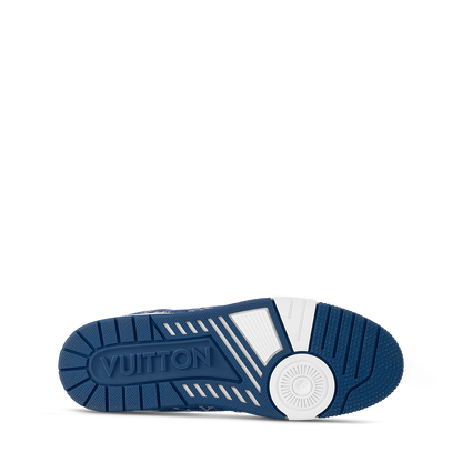LOUIS VUITTON LV TRAINER WHITE BLUE FULLY BOXED