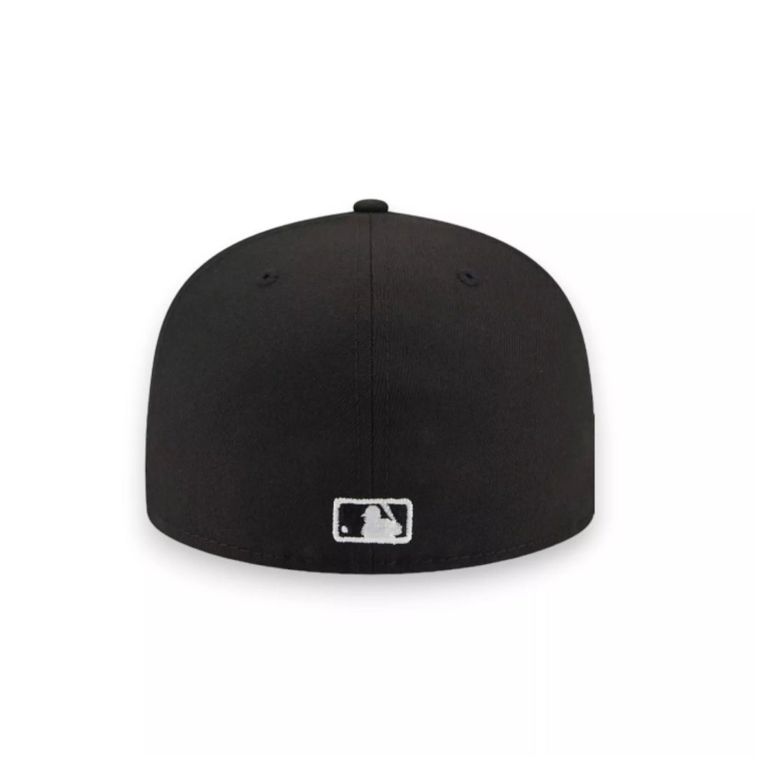 New Era Los Angeles LA Dodgers Basic Black Outline 59FIFTY Fitted Hat MLB Cap