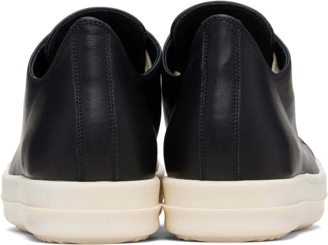 RICK OWENS Black Concordians Low Sneaks Sneakers