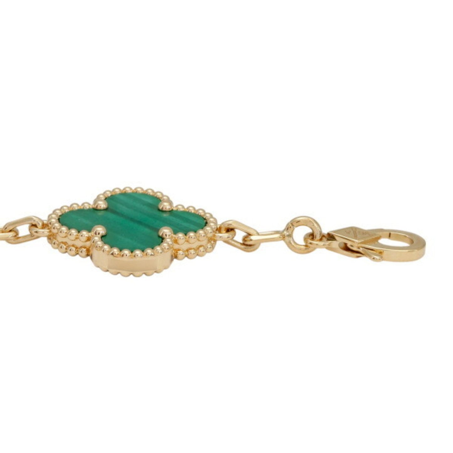 Green Clover Stainless Steel Bracelet – A Statement of Elegance