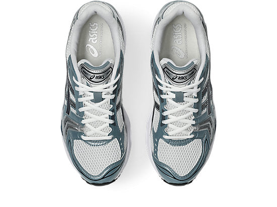 ASICS GEL-KAYANO 14 WHITE / FJORD GREY FULLY BOXED