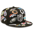 New Era NFL All Over Patch 59FIFTY Fitted Cap – Black