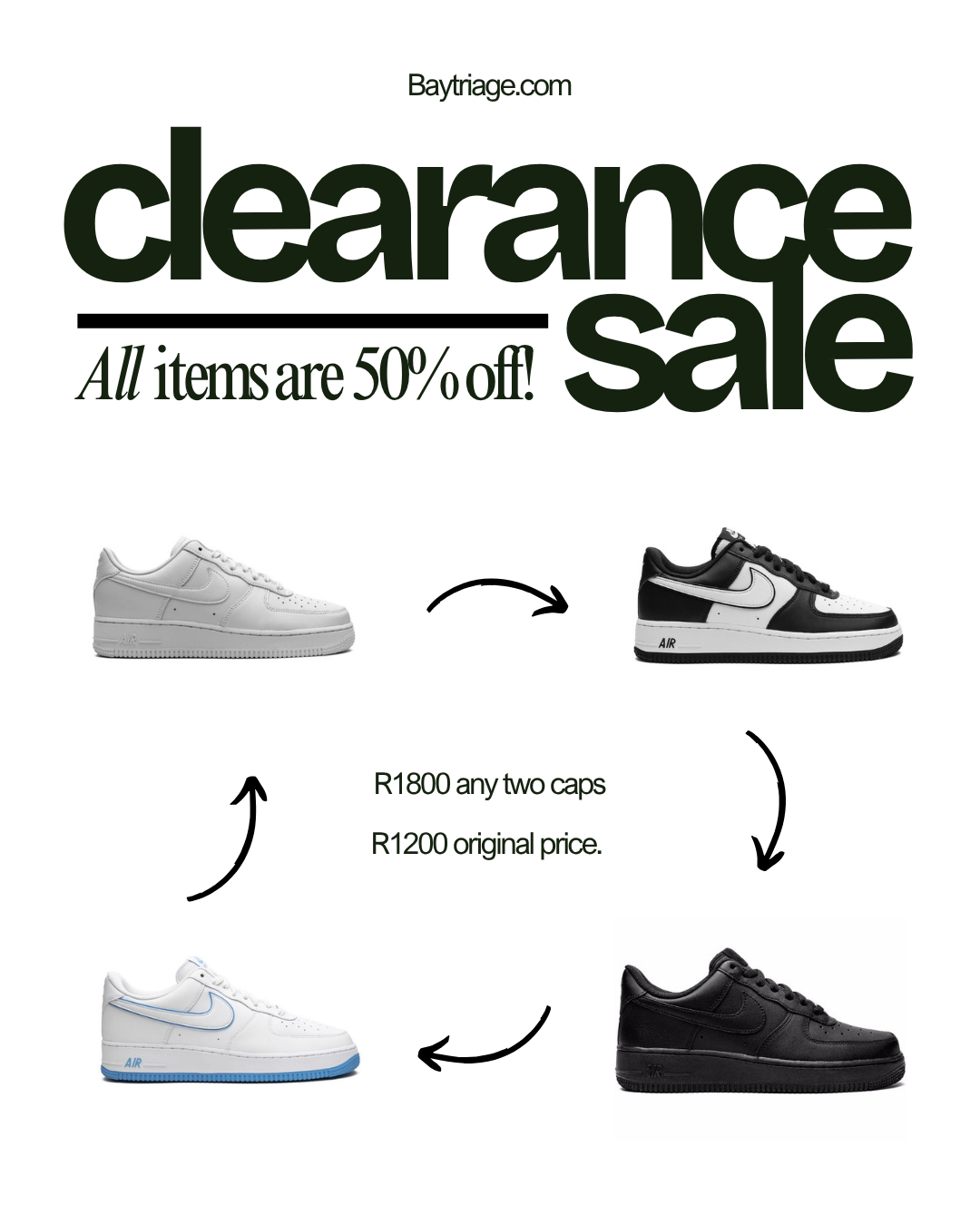 Any 2 AF1s