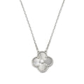Sliver  Clover Stainless Steel Necklace – A Statement of Elegance