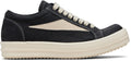 RICK OWENS Black Temple Vintage Sneakers