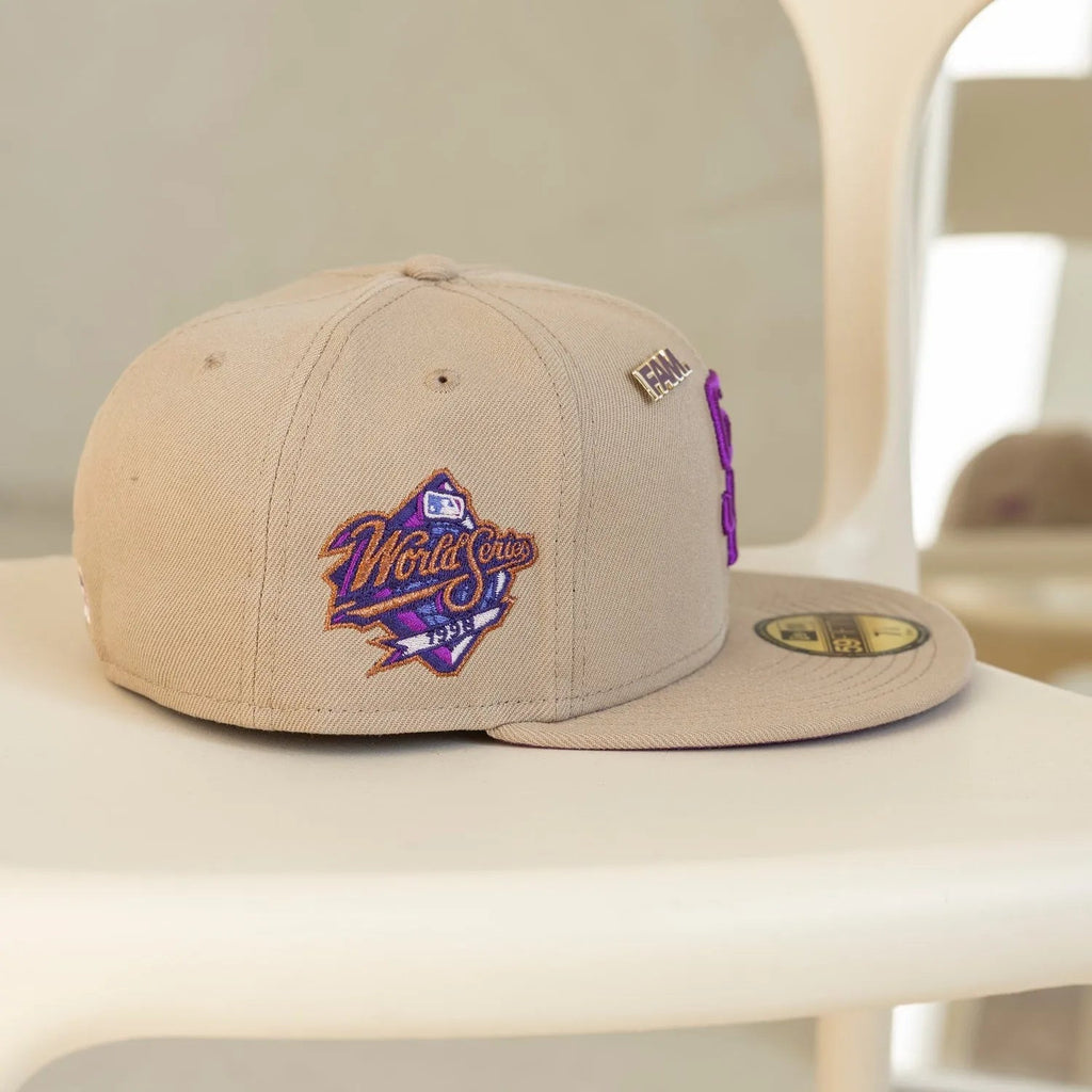 New Era San Diego Padres 1998 World Series 59FIFTY Fitted Cap – Camel/Sparkling Grape