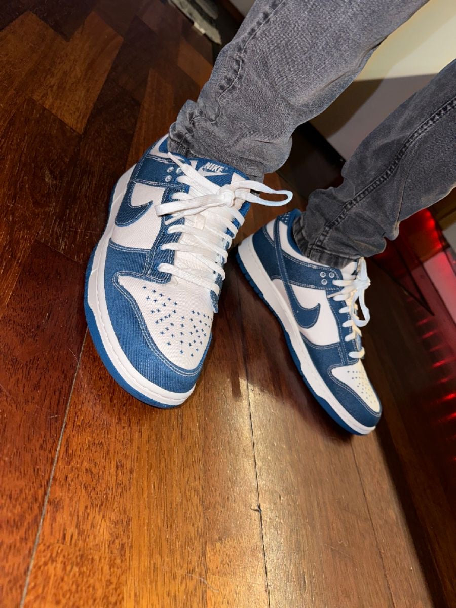 Dunk Low Shashiko "Industrial Blue" sneakers