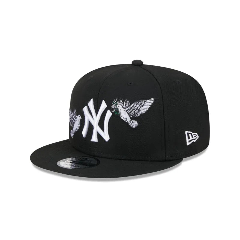 Black New York Yankees Green Bottom Peace New Era 9FIFTY Snapback