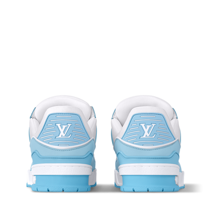 LOUIS VUITTON LV TRAINER WHITE BLUE FULLY BOXED
