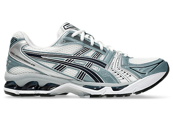 ASICS GEL-KAYANO 14 WHITE / FJORD GREY FULLY BOXED