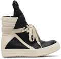 RICK OWENS Black Temple Geobasket Sneakers