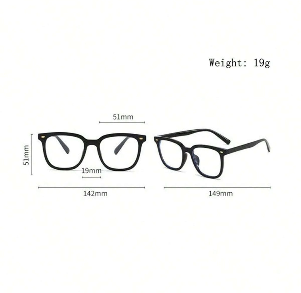 Blue Light Blocking Nerd Glasses – Black