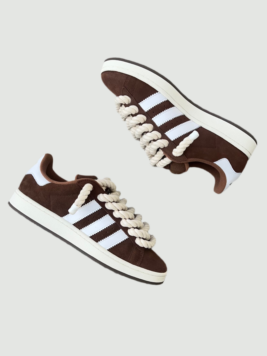 Brown ADIDAS CAMPUS X ROPE LACES