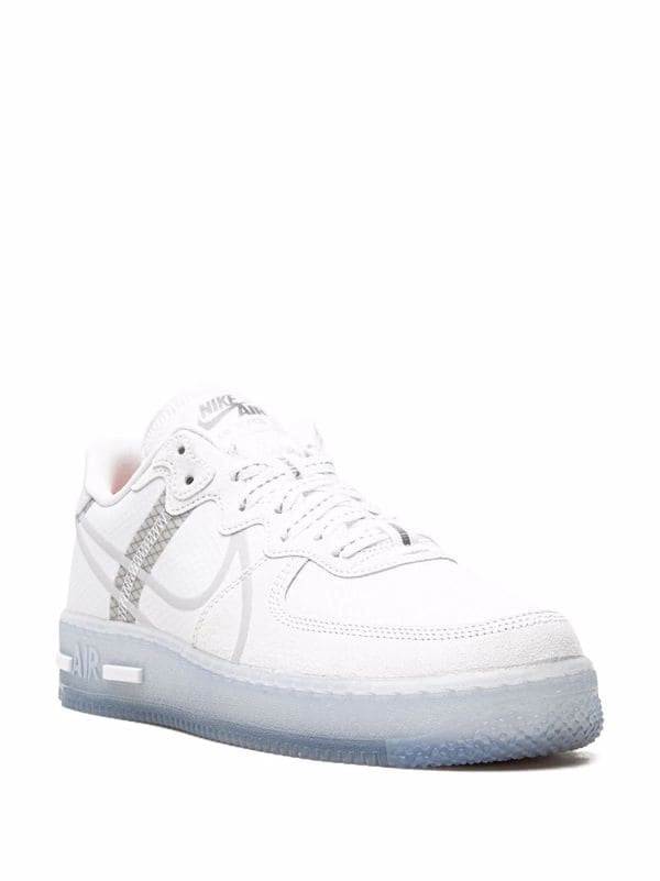 Jordan Air Force 1 React "White Ice" sneakers